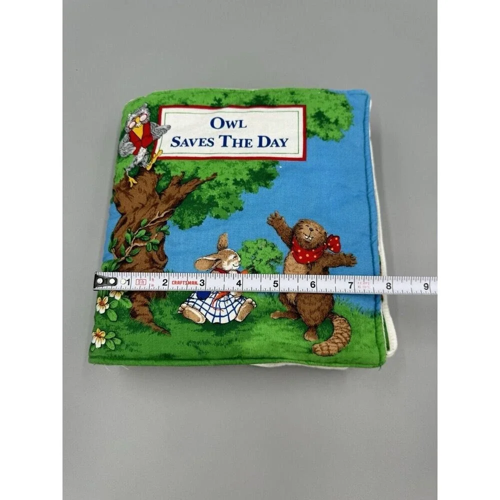Owl Saves The Day Ecology for Children Fabric Cloth Book 8